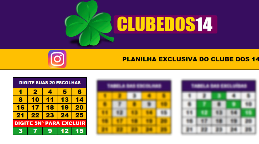 clube dos 14 lotofacil